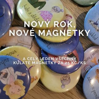 Už jste viděli naše nové magnetky? Komu v nabídce chyběl doktor nebo zubařka, babička a dědeček, teta na hlídání nebo...